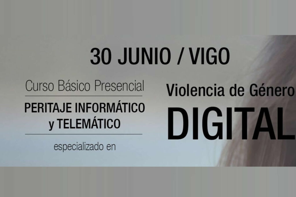 María Ángeles García en el curso de peritaje informático telemático